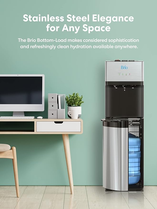 Brio Self Cleaning Bottom Loading Water Cooler Water Dispenser, 29% off